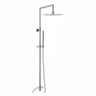 Shower Column in Chromed Brass with Ultraslim Showerhead Made in Italy - Primo Viadurini