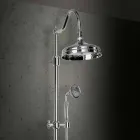 Brass Shower Column Without Mixer Classic Design Made in Italy - Yunda Viadurini