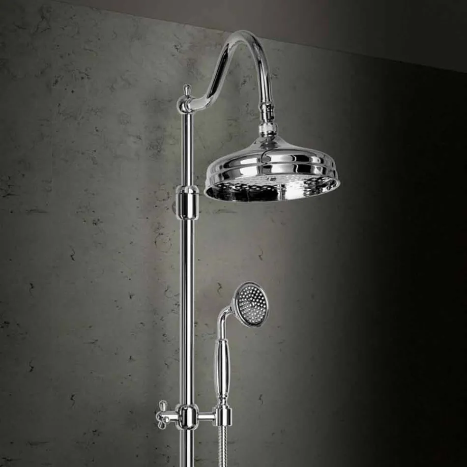 Brass Shower Column Without Mixer Classic Design Made in Italy - Yunda Viadurini