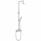 Modern Shower Column in Brass Chrome Finish Made in Italy - Gallo Viadurini