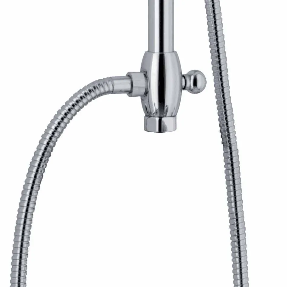 Telescopic Shower Column in Brass Classic Design Made in Italy - Nesto Viadurini