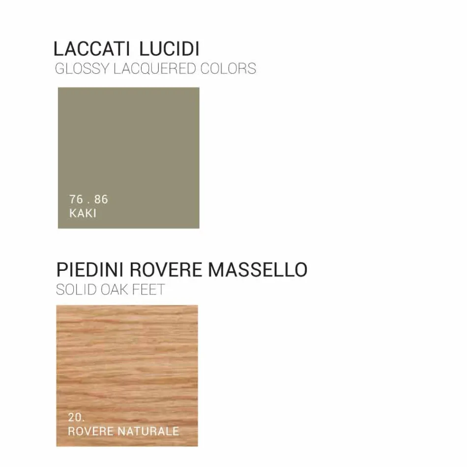 Amanda wooden bathroom cabinet with 2 doors, modern design, made in Italy Viadurini