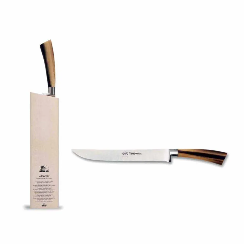 Roast Knife Together with Berti Block exclusively for Viadurini - Giovo Viadurini