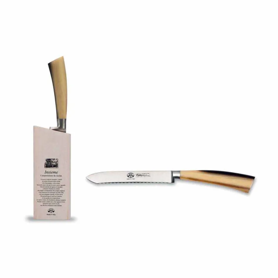 Tomato Knife Together with Berti Block Exclusively for Viadurini - Polino Viadurini