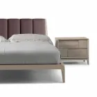 Dresser 2 drawers in modern design walnut solid wood, Nino Viadurini