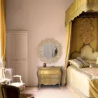 Rounded Dresser with 3 Drawers in Different Finishes Made in Italy - Gamad Viadurini