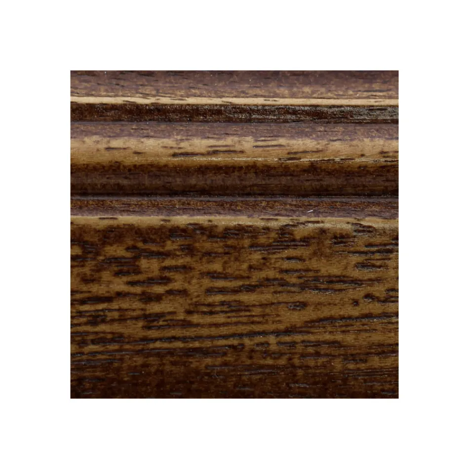 Bedside table with 3 drawers in Bassano wood, France Made in Italy - Hawwat Viadurini