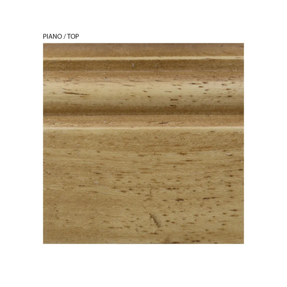 Bedside table with structure in veneered wood particles Made in Italy - Thor Viadurini