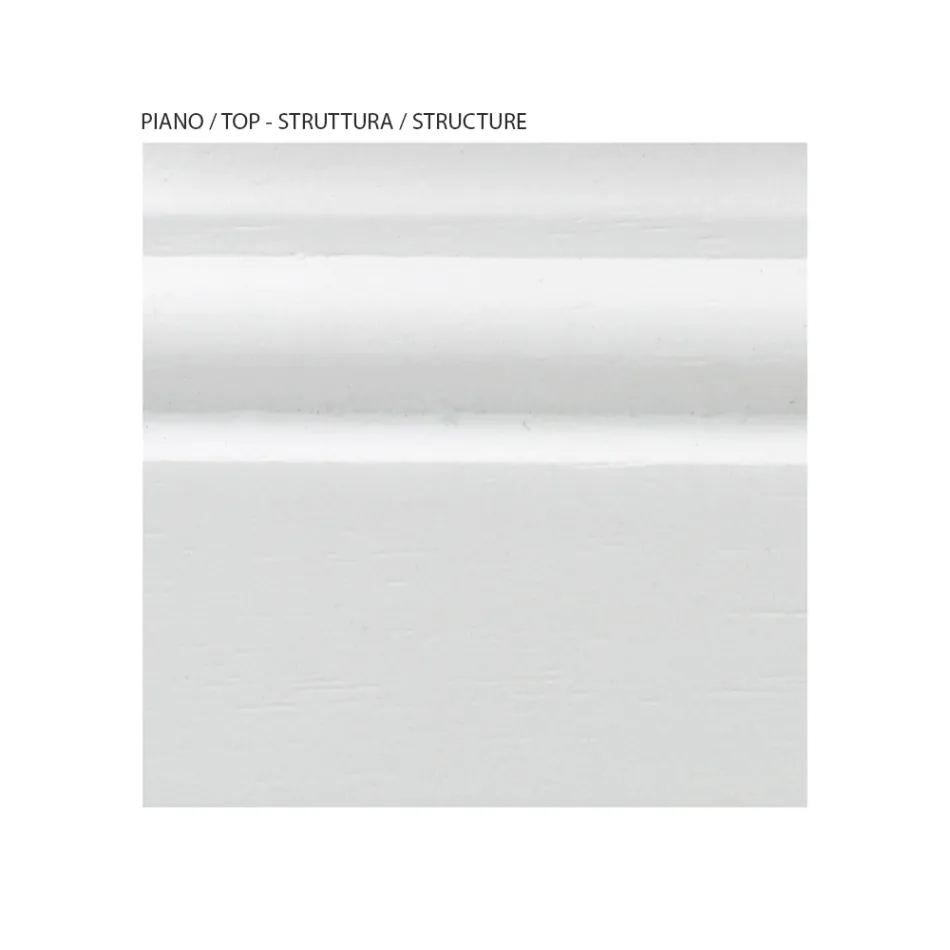 Bedside table with structure in veneered wood particles Made in Italy - Thor Viadurini