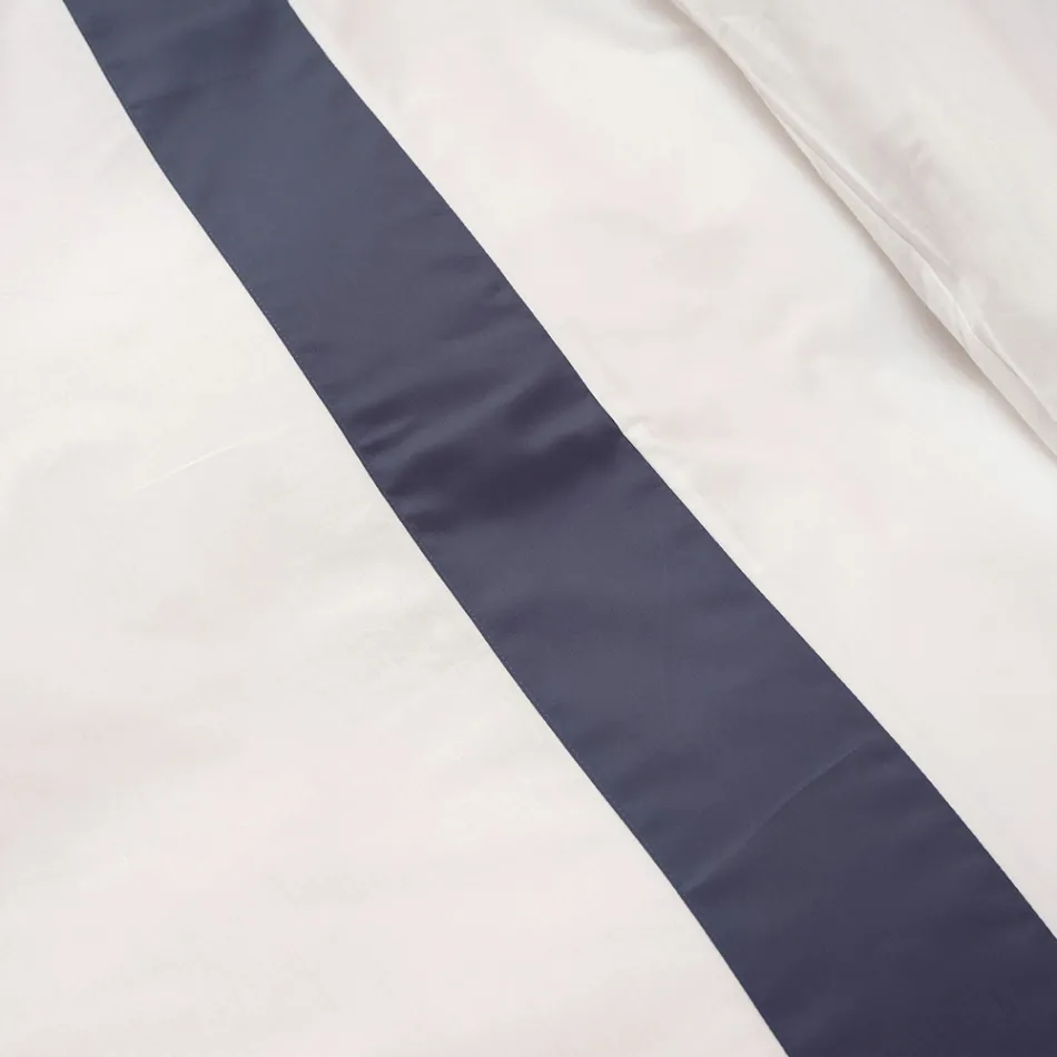 King Size Duvet Cover Set in 100% Cotton and 10% Cotton Satin - Detail Viadurini