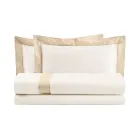 King Size Duvet Cover Set in 100% Cotton and 10% Cotton Satin - Detail Viadurini