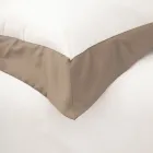 Complete Single and a Half Duvet Cover in 100% Cotton and 10% Cotton Satin - Detail Viadurini