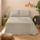 Complete Double Bed in Pure Cotton Garment Dyed and Shaded - Delicacy Viadurini