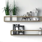 Composition 5 Free Standing Bathroom Furniture in Metal, Ecolegno and Luxury Stoneware - Cizco Viadurini