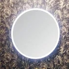 Composition 5 Suspended Bathroom Furniture in Wood and Crystal Made in Italy - Renga Viadurini