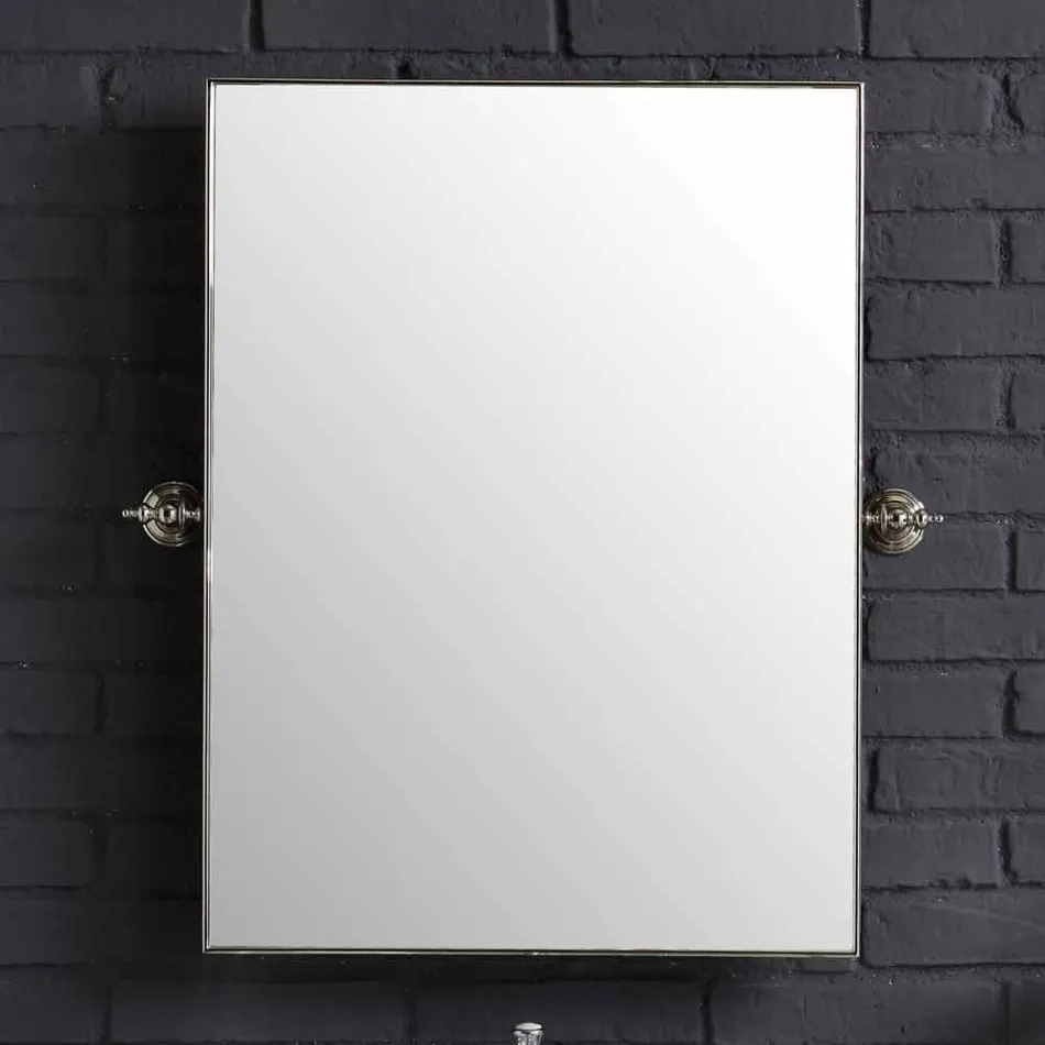 Bathroom furniture composition with washbasin on metallic structure Beauty Viadurini