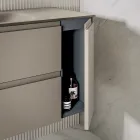 Bathroom Composition Including Base with 2 Drawers and 1 Door - Titan Viadurini