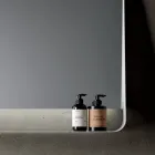 Bathroom Composition with 2 Drawers and 2 Open Compartments, Mirror and Sink - Magnolia Viadurini