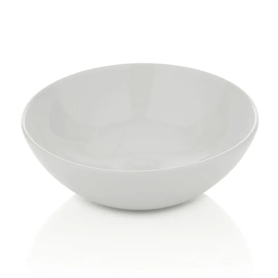 Bathroom Composition with 4 Drawers, 2 Ceramic Sinks and Mirror - Titan Viadurini