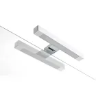 Bathroom Composition with 4 Drawers, 2 Ceramic Sinks and Mirror - Titan Viadurini