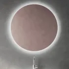 Bathroom Composition with Powder Pink Drawer and Calacatta Sink - Elios Viadurini