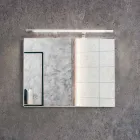 Composition Suspended Bathroom in Mdf Lacquered Made in Italy - Becky Viadurini