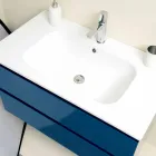 Composition Suspended Bathroom in Mdf Lacquered Made in Italy - Becky Viadurini