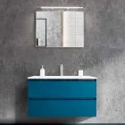 Composition Suspended Bathroom in Mdf Lacquered Made in Italy - Becky Viadurini