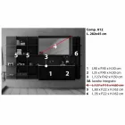 Suspended and Modern Bathroom Furniture Composition, Design Furniture - Callisi12 Viadurini