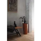 Modern Design Office Composition in Leather Made in Italy - Giulio Viadurini