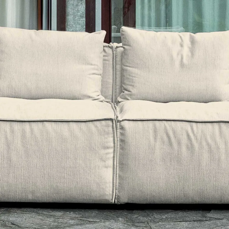 Composition of 2 Sofas with Backrest and 2 Armrests - Bizarre Viadurini