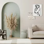 Composition of 2 Panels with Stylization of a Hug Made in Italy - Kyoko Viadurini