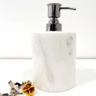 Composition of 3 Bathroom Accessories in Polished Marble Made in Italy - Trevio Viadurini