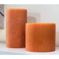 Composition of 3 Modern Round Wax Candles Made in Italy - Candie