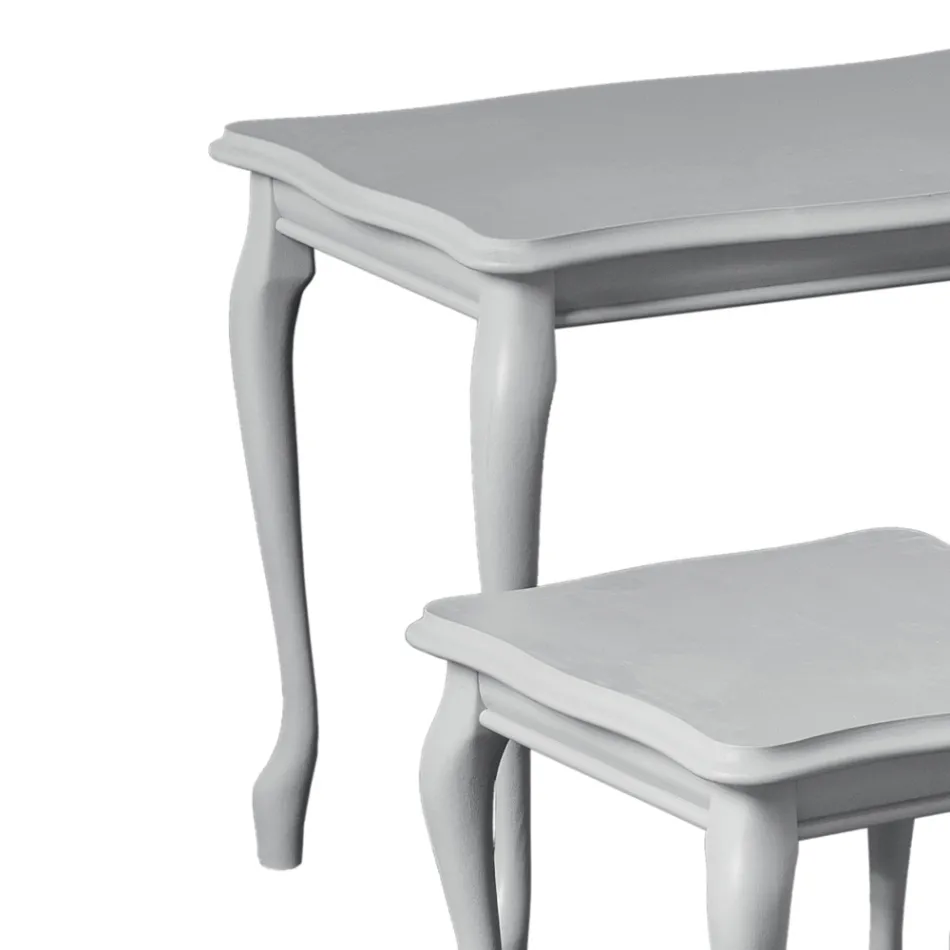 Composition of 3 coffee tables of different sizes Made in Italy - Mummu Viadurini