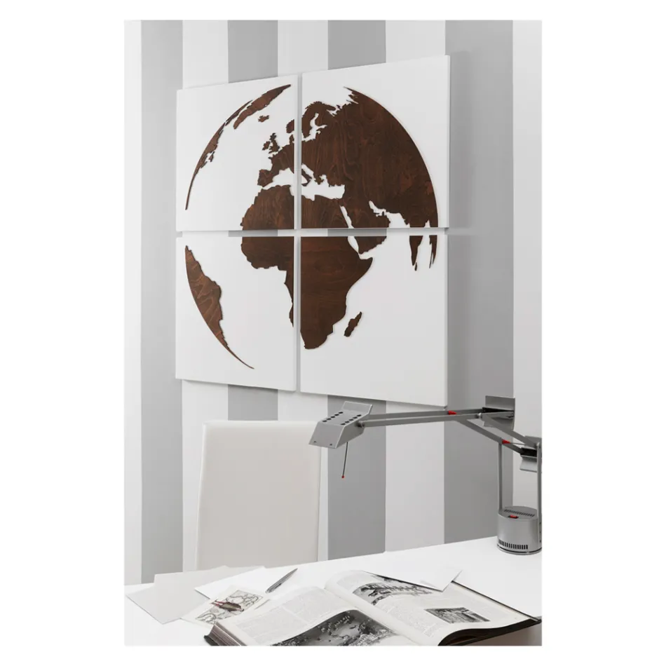 Composition of 4 Panels Representing the Made in Italy World - Ciro Viadurini