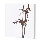 Composition of 4 Panels with Hydrangeas, Allium and Thypha Made in Italy - Calculation Viadurini