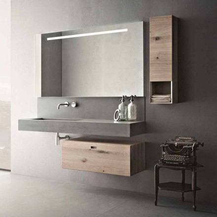 Design Composition for Bathroom Modern Suspended Furniture Made in Italy - Farart2 Viadurini