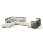 Composition of Garden Sofa Made in Italy - Rubik Viadurini