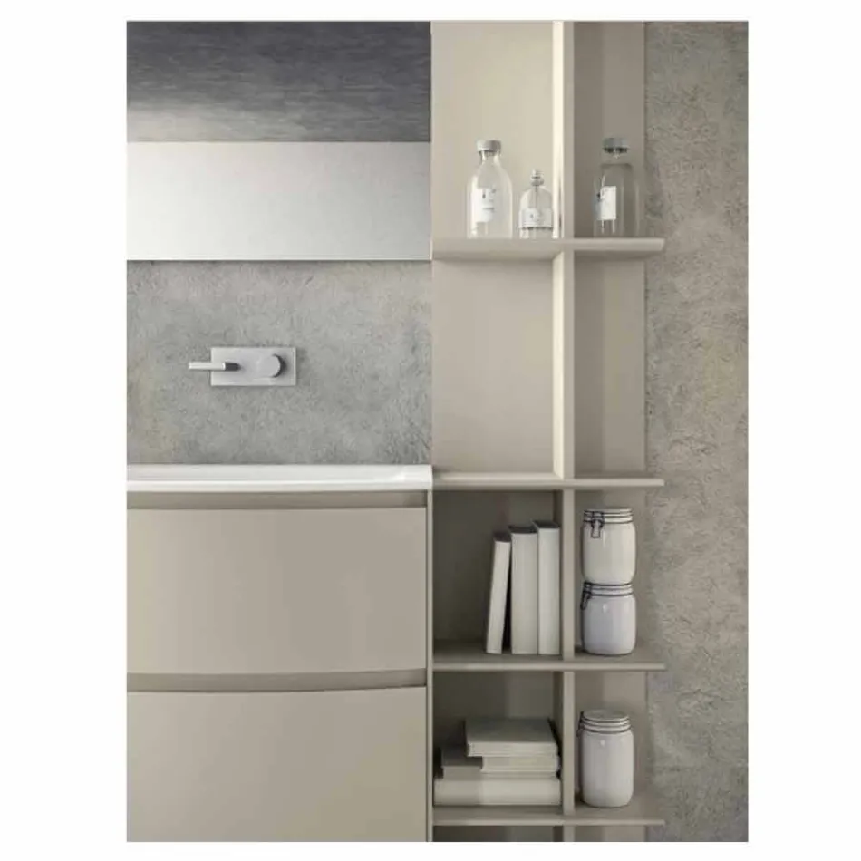 Composition of Furniture for the Bathroom of Modern Design - Callisi13 Viadurini