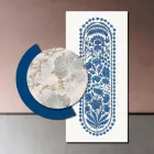 Composition of Wooden Paintings with Abstract Print Made in Italy - Brazil Viadurini