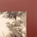 Composition of Wooden Paintings with Elephant Print Made in Italy - Patagonia Viadurini