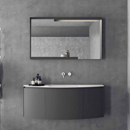 Modern Design Suspended Bathroom Furniture Composition - Callisi3 Viadurini