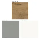 Composition of living room furniture and TV stand in MDF Made in Italy - Hedda Viadurini