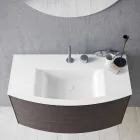 Composition for the Suspended Bathroom of Modern Design Made in Italy - Callisi11 Viadurini