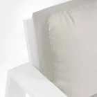 Outdoor Living Room Composition in Aluminum with Fabric Cushions - Yoshi Viadurini