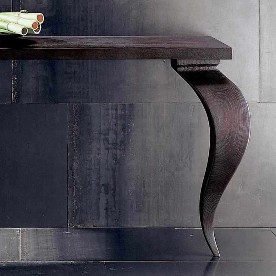 Luxury modern design console in solid wood, L150xP150cm, Tino Viadurini