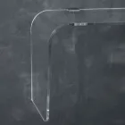 Suspended Wall Console in Transparent Design Acrylic Crystal - Cesarea Viadurini