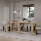 Extendable Console to 181 cm in Melamine Essence Made in Italy - Castello Viadurini