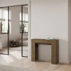 Extendable Console to 181 cm in Made in Italy Melamine Panels - Drago Viadurini